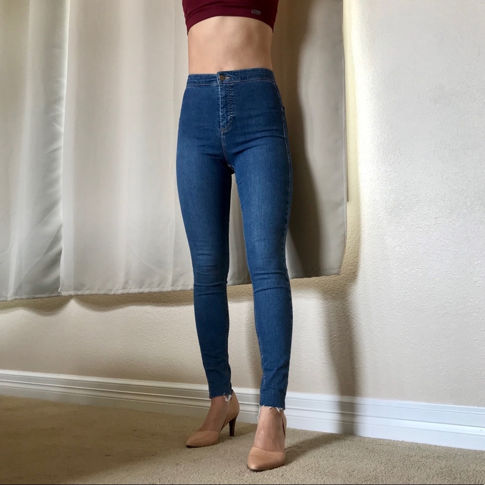 Topshop “Joni” skinny jeans